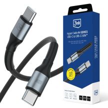 3mk Hyper Cable N-SERIES USB-C / USB-C 3m PD 3.0 QC 3.0 20V/3A 60W - schwarz