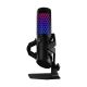 ASUS ROG Carnyx USB-Gaming-Mikrofon (25-mm-Kondensatorkapsel, 192 kHz/24 Bit, Niere, Hochpassfilter, integrierter Popfilter, Metall-Schwingungsdämpfer, Stummschaltung per Knopfdruck, USB, Aura Sync RGB) – Schwarz