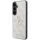 2. Guess Leder-Schutzhülle mit Metalllogo für Samsung Galaxy S26 FE – Rosa