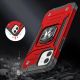7. Wozinsky Ring Armor Hülle für iPhone 14 gepanzerte Hülle magnetischer Haltering rot