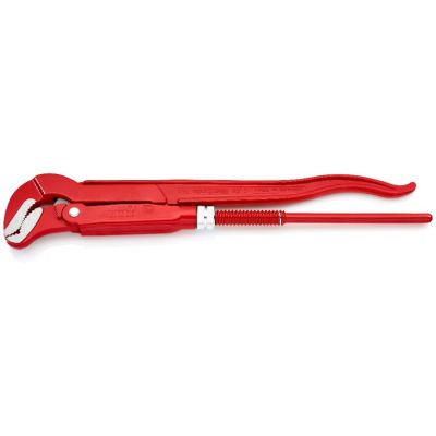 3. Knipex 83 30 015 Rohrzange, rot, Edelstahl, 6 cm, schwedische Ausführung, Chrom-Vanadium-Stahl