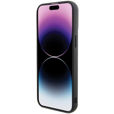 5. Karl Lagerfeld 3D Rubber Multi Logo Hülle für iPhone 15 Pro Max – Schwarz