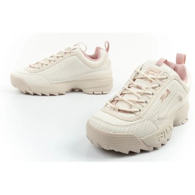 8. Fila Disruptor Damenschuhe, modische Sportschuhe, beige, bequem