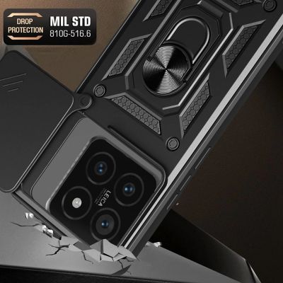 4. Tech-Protect CamShield Pro Hülle für Xiaomi 14T – Schwarz