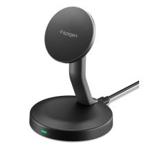 Spigen EF151MS Essential MagSafe 15W Kabelloses Ladegerät – Schwarz