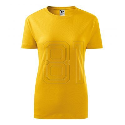 3. Malfini Classic New W T-Shirt MLI-13304 gelb