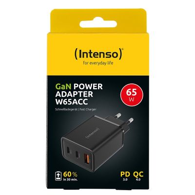 8. Intenso 7806510 Netzteil/Wechselrichter intern 65 W Schwarz