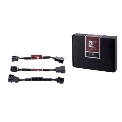 3. NOCTUA NA-SRC7 Lüfterhalterung, 3 Stück geräuscharme Adapter, 4-polig