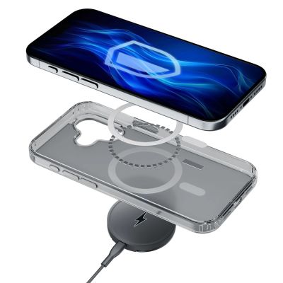 7. 3mk Frosty MagCase White Hülle für Apple iPhone 16 Plus – weiß