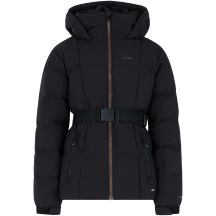 Gesteppte Ski-/Snowboardjacke mit Kapuze und Reißverschluss für Kinder PROTEST Prtsani, schwarz