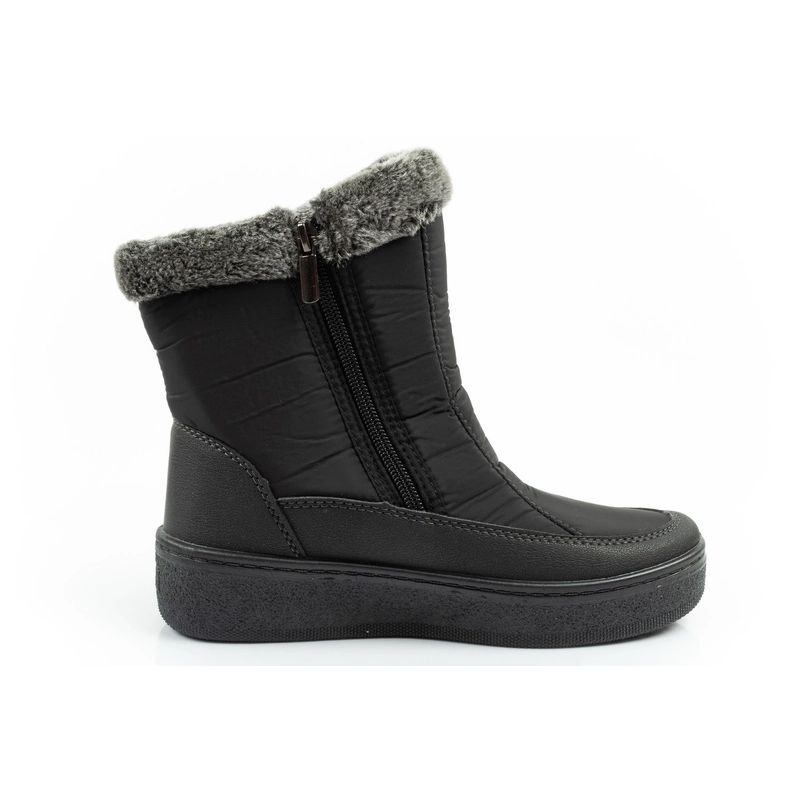 4. Easy Way Winterstiefel Schneestiefel Damen Stiefeletten isoliert modisch Reißverschluss