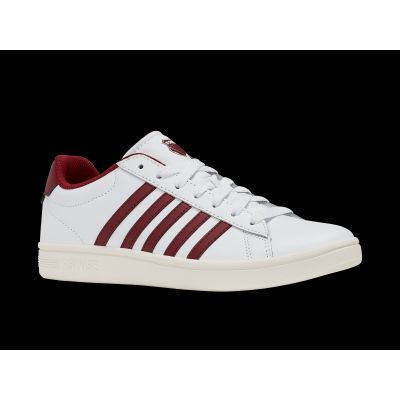 2. K-Swiss Sneakers COURT TIEBREAK II WEISS/TIBETISCHROT/SCHNEEWEISS-M (04413-152-M)