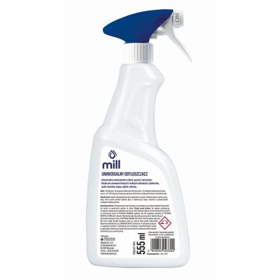 2. MILL CLEAN Universal-Entfetter für fettige Flecken auf Kleidung, Kunststoffen und anderen Oberflächen. 555 ml.