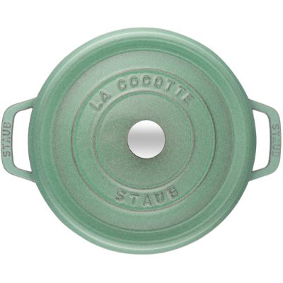 4. STAUB 40508-707-0 runder Gusseisentopf - mintgrün 6,7 l