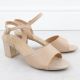 2. Beige Damen-Sandalen mit hohem Absatz, Modell Vinceza 20275