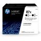 63. HP 87X 2x Schwarz LaserJet Tonerpatrone