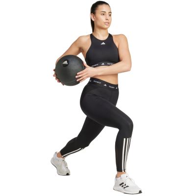 6. adidas Techfit 3-Streifen Leggings für Damen, 7/8-Länge, Schwarz, IT2272