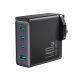 9. GaN-Ladegerät UK Joyroom JR-TCG05UK 140 W 3x USB-C USB-A + USB-C / USB-C-Kabel 240 W 1,2 m