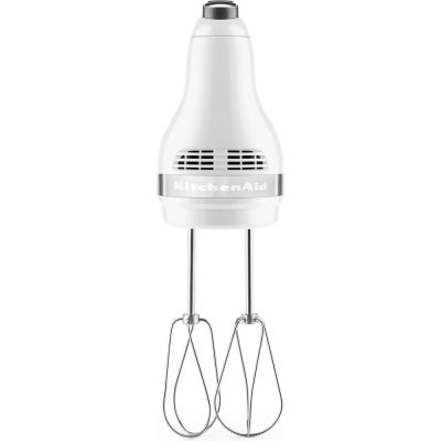 3. KitchenAid 5KHM5110EWH 85W Handmixer Weiß