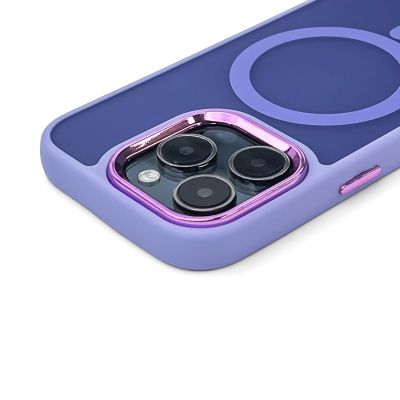 3. Magnetic Collection MagSafe-Hülle für iPhone 16 Pro Max – Lila
