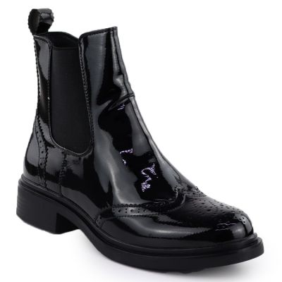 16. Schwarze Damen-Arbeitsstiefel mit Socken Sabatina