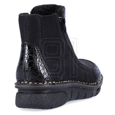 10. Bequeme, isolierte Stiefeletten mit Reißverschlüssen Rieker W RKR555