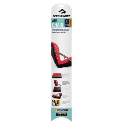 4. Sea To Summit Air Chair 450mm Schwarz, Limette