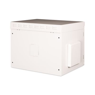 2. Digitus 19" 7HE Wand-Netzwerkschrank 600x450 mm, Volltür, grau, ungeteilt, montiert, IP55, 100 kg