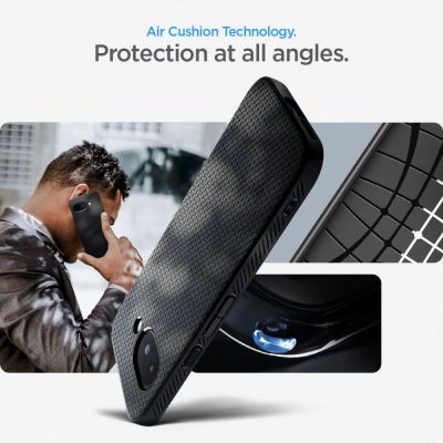14. Spigen Liquid Air Case für Google Pixel 9A - Mattschwarz