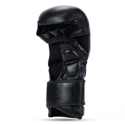 14. MMA Sparring Handschuhe M - Warrior Schwarz - LegacySeries