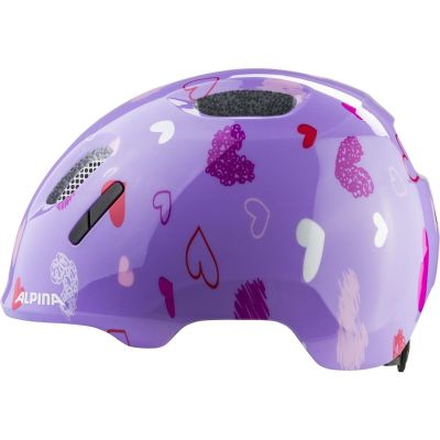 5. ALPINA XIMO 2 PURPLE HEARTS GLOSS Fahrradhelm 49-54