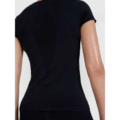 5. Schnelltrocknendes Damen-Yoga- und Pilates-T-Shirt 4F 4FWSS25TFTSF1270-20S