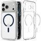 2. Spigen Ultra Hybrid MagSafe Hülle für iPhone 18 Pro Max / 17 Pro Max – Transparentes Marineblau