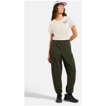 Damen-T-Shirt mit kurzen Ärmeln ODLO T-Shirt Crew Neck s/s COTTON BLEND THERE'S MORE OUT THERE, beige