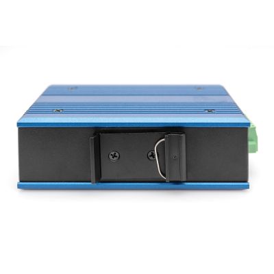 15. Industrieschalter 4x 100 Base-TX + 1x Uplink 100Base-FX (ohne Modul) DIN erweiterter Temperaturbereich.