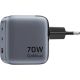 2. Vention 70W GaN PD Ladegerät, 1x USB-A, 2x USB-C, Schwarz