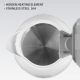 3. Elektrischer Wasserkocher 1L 1100W MR-012-GREY MAESTRO
