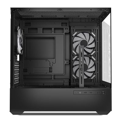 5. Sharkoon MK6 RGB Micro-ATX Gehäuse, 1x Glas, Schwarz