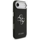 4. Guess Grained Big 4G Classic Logo Hülle für iPhone 17 Air - Schwarz