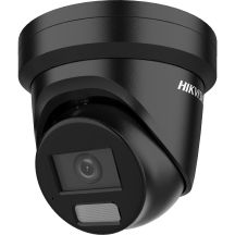 Hikvision Pro Series mit AcuSense DS-2CD2366G2H-IU (2,8 mm) (SCHWARZ) Turret IP-Sicherheitskamera für den Außenbereich, 3200 x 1800 px, Decken-/Wandmontage