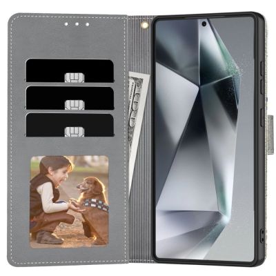 3. Tech-Protect Brieftaschenhülle für Samsung Galaxy A57 5G – Bunte Blumen