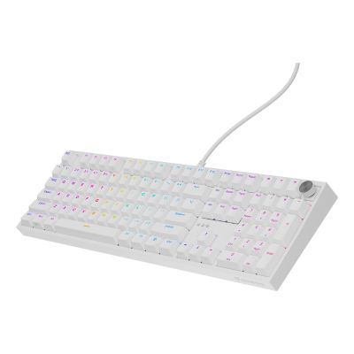 6. Tastatur GENESIS THOR 404 universal USB QWERTY Englisch Weiß