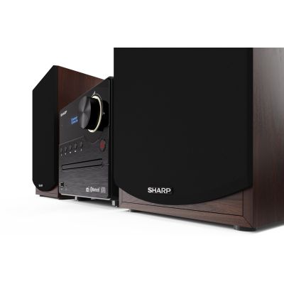 3. Sharp XL-B517D Mikro-Heim-Audiosystem 45W Braun