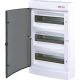 ECT36PT-S Kunststoff-Schalttafel NT 36M 3X 12M N+PE IP40 IK07 526X287X112 Rauchglastür Weiß DIDO