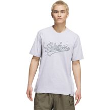 adidas Varsity Tailsweep Grafik Herren-T-Shirt Grau KS2179