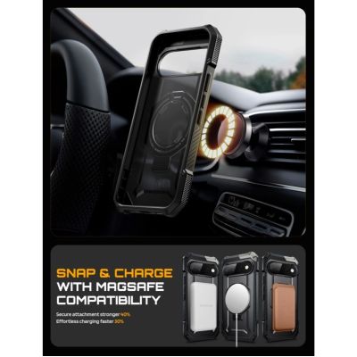 7. Supcase UB Grip Mag MagSafe Hülle für Google Pixel 11 Pro XL - Schwarz