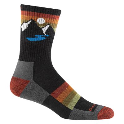 Darn Tough Sunset Ridge Micro Crew Leichte Wandersocken 6111-N-7009 Forest