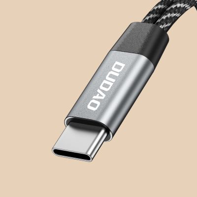 4. Dudao L13C+ 2in1 USB-C-Adapter – Grau