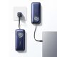 11. Baseus EnerCore CR11 20000mAh 100W Powerbank mit einziehbarem USB-C-Kabel – Schwarz
