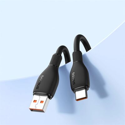 14. Baseus Pudding Series 100W USB-A - USB-C Kabel 2m - Schwarz